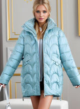 Long Loose Cotton-padded Jacket