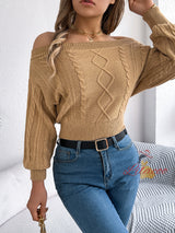 Casual Solid Color Long Sleeve Sweater