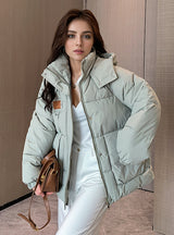 Thickened Cotton-padded Down Jacket Coat