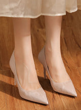 Thin-heeled Pointed High Heels Shoes