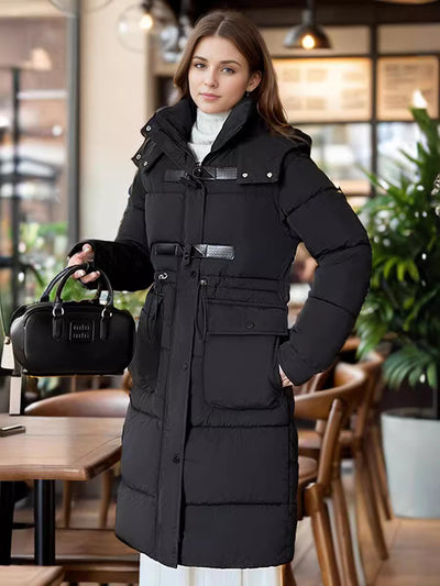 Loose Slim and Thick Hooded Cotton-padded Jacket