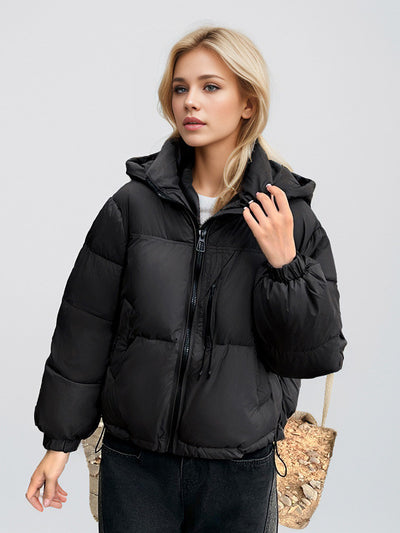 Thickened Vertical Collar Cotton-padded Down Jacket