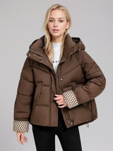 Women Hooded Loose Padded Down Coat