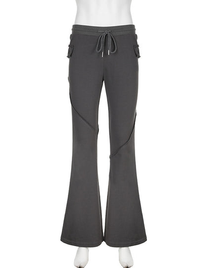 Slim-fit and Leg-showing High-waisted Pant