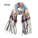 Coarse Tassel Color Matching Scarf