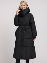 Over-the-knee Extended Loose Cotton-padded Jacket Coat