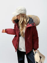 Short Padded Pocket Down Coat