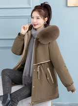 Long Cotton-padded Jacket Padded Winter Coat