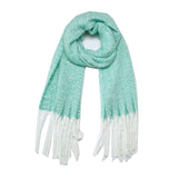 Thick Solid Color Thick Tassel Scarf Shawl