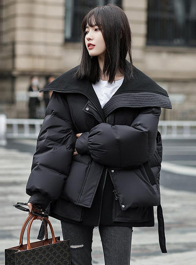 Two-piece Short White Duck Down Jacket