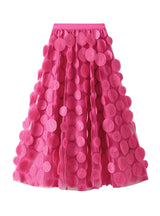 Heavy Industry Three-dimensional Polka-dot Gauze Skirt
