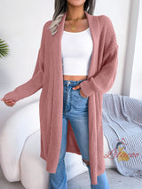 Casual Joker Lapel Long Cardigan Sweater Coat