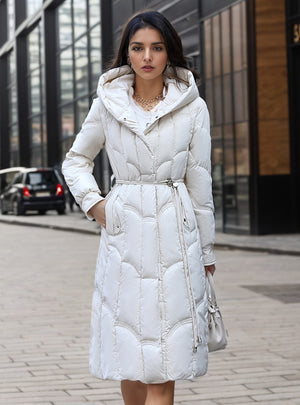 Winter Loose Hooded Long Cotton-padded Coat