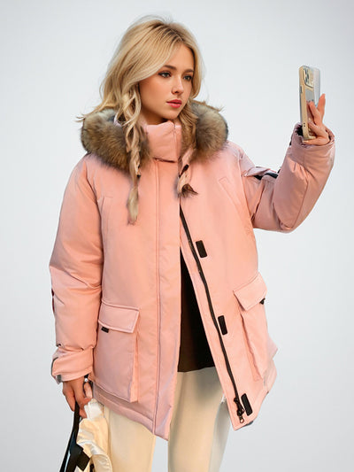 Women Workwear Cotton-padded Jacket Coat