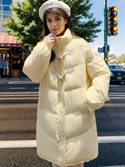 Loose Long Cotton-padded Jacket Coat