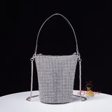 Fashion Chain Diamond Bucket Bag