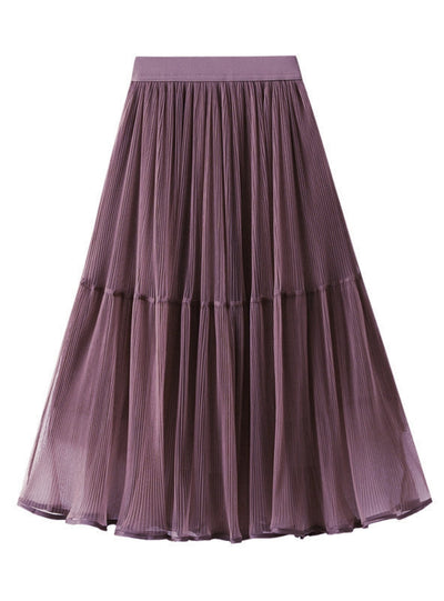 Women Tulle Slim Skirt