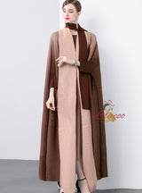 Fold Loose Large Size Gradient Printing Coat