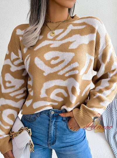 Women Long-sleeved Knitted Sweater