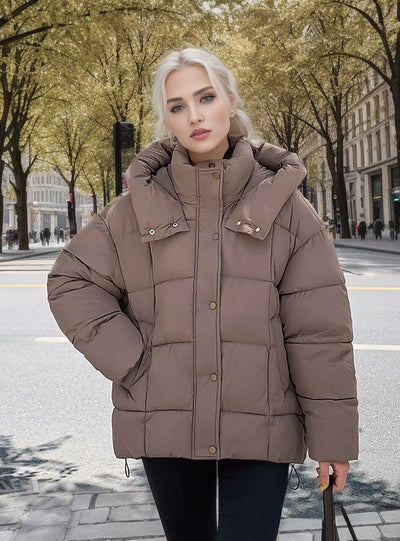 Loose and Thick Short Cotton-padded Jacket Coat