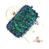 Holding Evening Double-sided Beaded Sequined Bag