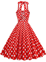 Hepburn Polka-dot Retro Dress