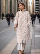 Long and Loose Cotton-padded Jacket