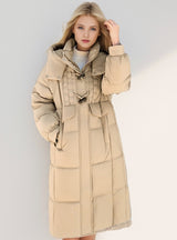 Hooded Padded Cotton-padded Jacket Coat