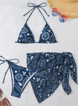 Split Sexy Strap Swimsuit Three-piece Suit