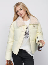 Lamb Loose Short Cotton-padded Jacket