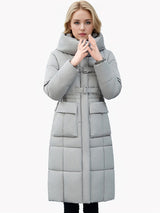 Medium and Long Over-the-knee Thickened Cotton-padded Jacket