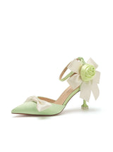 Princess Banquet Bow Flower High Heels