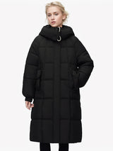 Over-the-knee Extended Loose Cotton-padded Jacket Coat