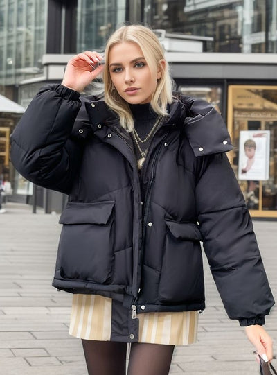 Warm Winter Short Cotton-padded Jacket Coat