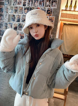 Corduroy Cotton-padded Padded Jacket