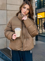 Loose Short Padded Down Jacket Coat