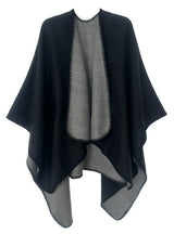 Cashmere-like Double-sided Split Shawl