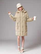 Loose Thick Warm Long Cotton-padded Jacket