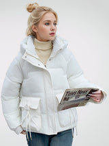 Thickened Short Hooded Slim Cotton-padded Jacket