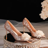 Women High Heels Banquet Wedding Shoes