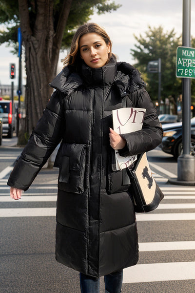 Medium and Long Loose Padded Down Coat