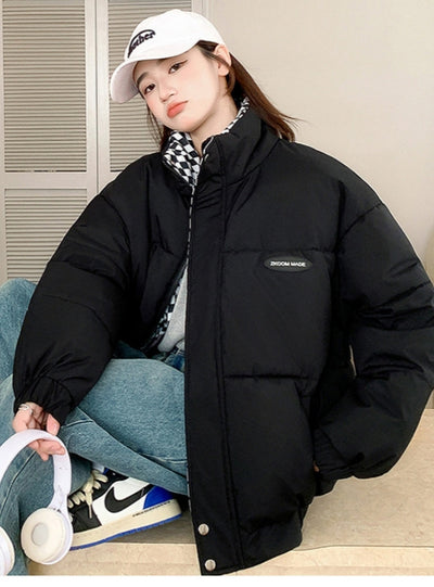 Loose Thick Short Cotton-padded Jacket