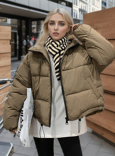 Short Loose Thickened Cotton-padded Jacket