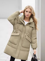 Winter Long Thick Cotton-padded Jacket