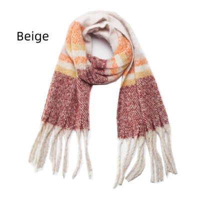 Thickened Thick Tassel Ring Yarn Scarf