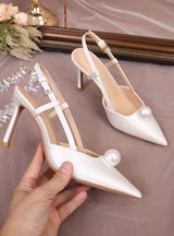 Pointed Toe-wrapped Stiletto Heels Sandals