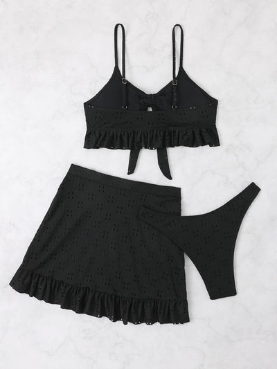 Skirt Three-piece Bikini Suit