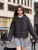 Short Cotton-padded Jacket Coat