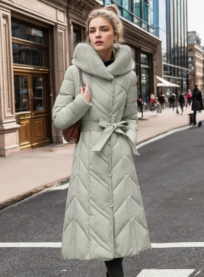 Loose Over-the-knee Long Padded Coat