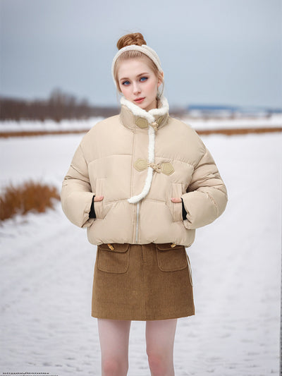 Loose Cotton-padded Jacket Coat